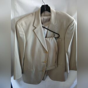 Hugo Boss Super 100 Beige Blazer - Tailored Suit Jacket